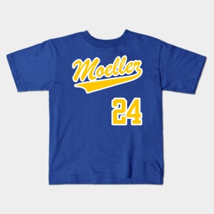 Ken Griffey Jr MOELLER Away Jersey (Front & Back Print) Kids T-Shirt